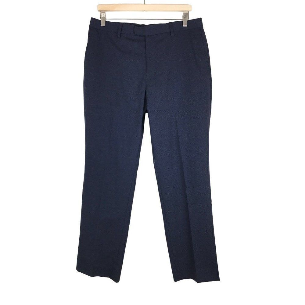 Banana Republic Mens Navy Performance Wool Pants Size 34/30 NWT
